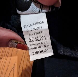 Women's First Option Dress Pants. Size M. Black